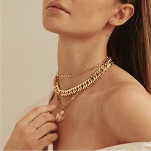 Uncommon James chunky link necklace. 15”.